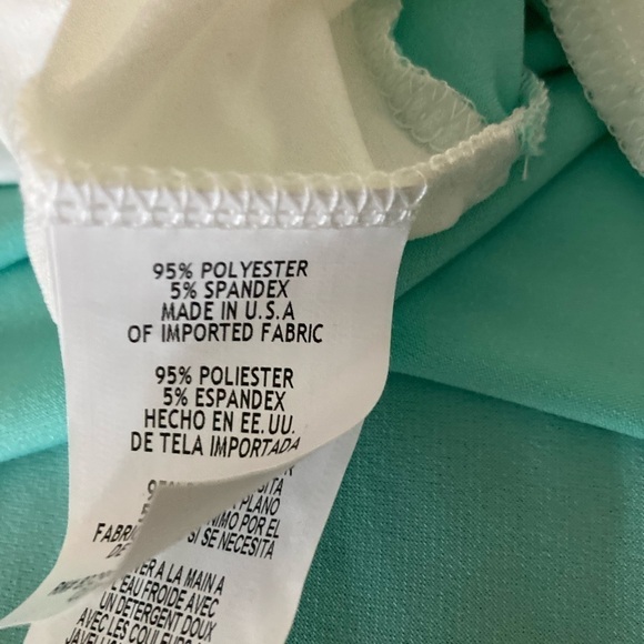 Tianna B Color Block Dress Black Mint Cream Size 18 NWT - Picture 5 of 9